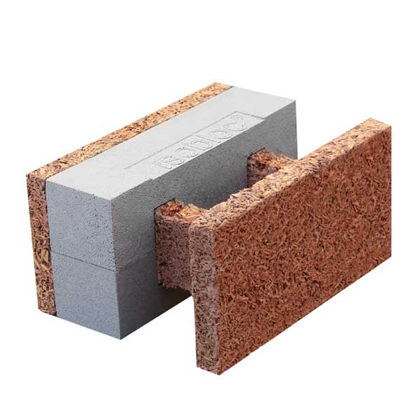 blocchi cassero in legno cemento